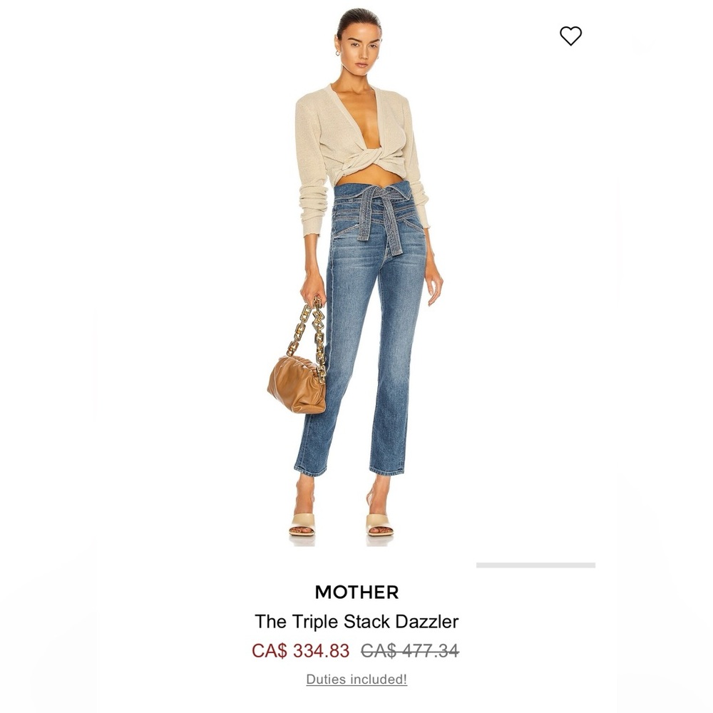 MOTHER Denim Triple Stack Dazzler (Great Awakenings) size 28